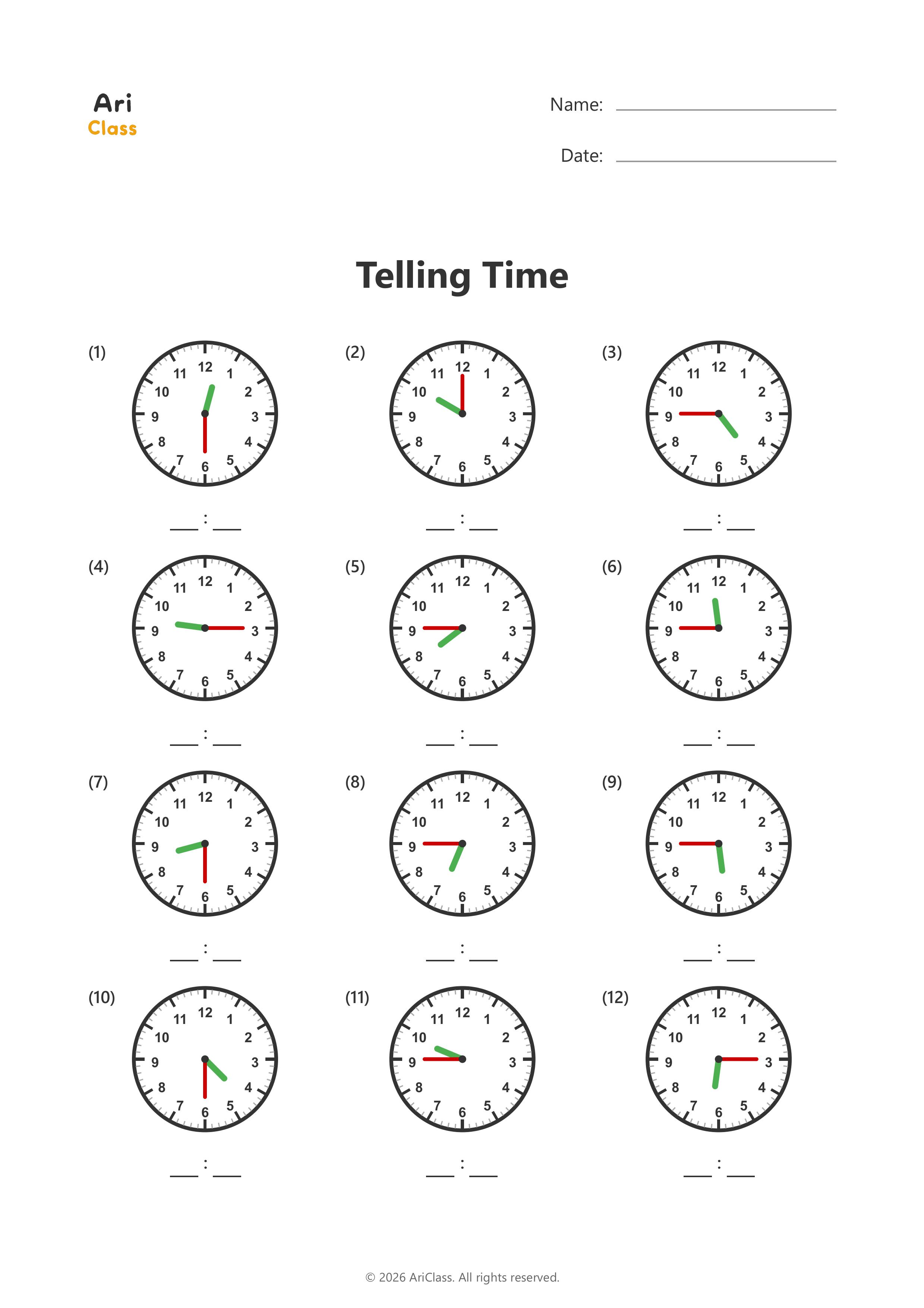 Telling Time
